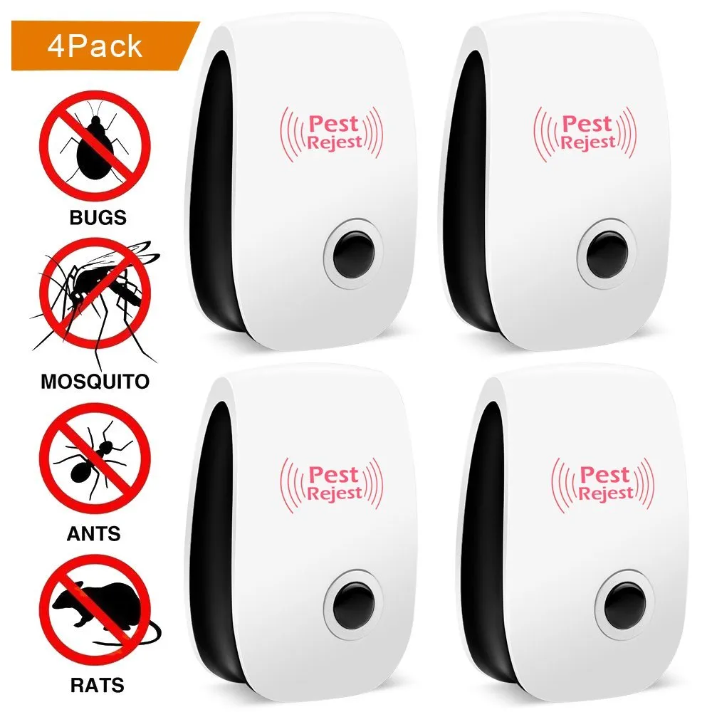 Repeller Pest Control Repeller ultrasonico repellente plug-in per insetto bianco