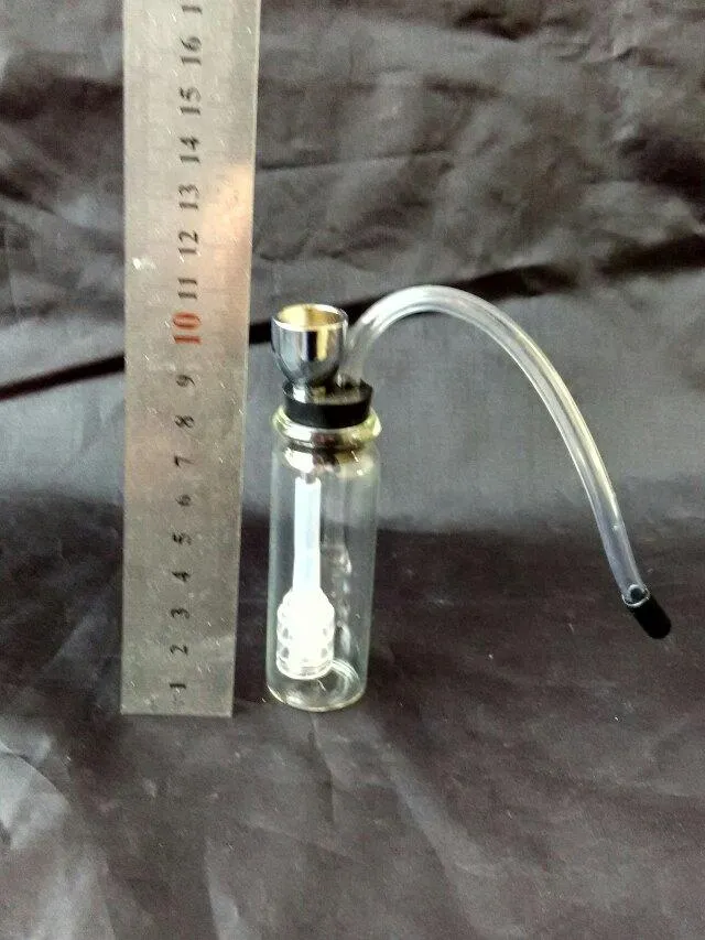 Petits accessoires de bongs de méduses en verre, Pipe à eau en verre Pipes à fumer Percolateur Bongs en verre Brûleur à mazout Conduites d'eau Plates-formes pétrolières Smoki