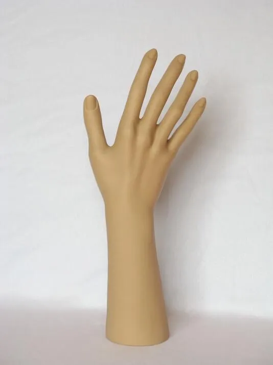 29 cm relogios mannequin hand, sobretudo femininotop level mode huid en zwarte kleur hoge kwaliteit, sieraden modellen M00448