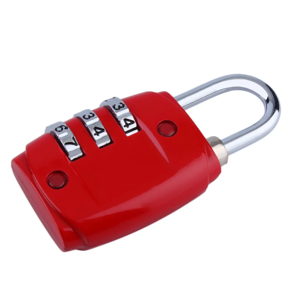 Zinc Alloy Security 3 Combination Travel Suitcase Luggage Code Lock Padlock9460918