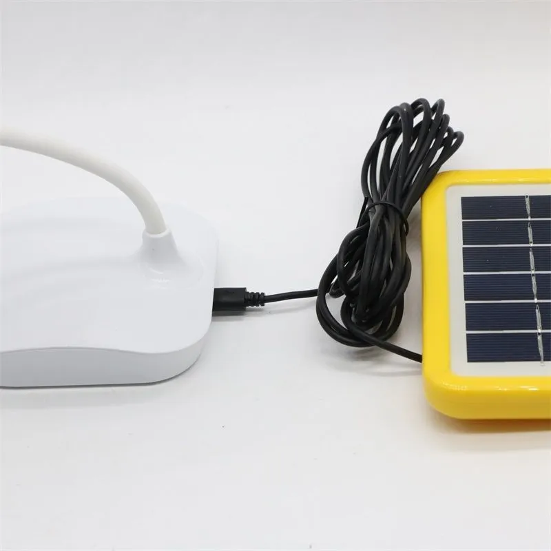 LED Touch Ein/Aus Schalter 6W Solar Powered Schreibtisch Lampe Kinder Augenschutz Studie Lesen Dimmer USB Aufladbare led Tisch Lampen