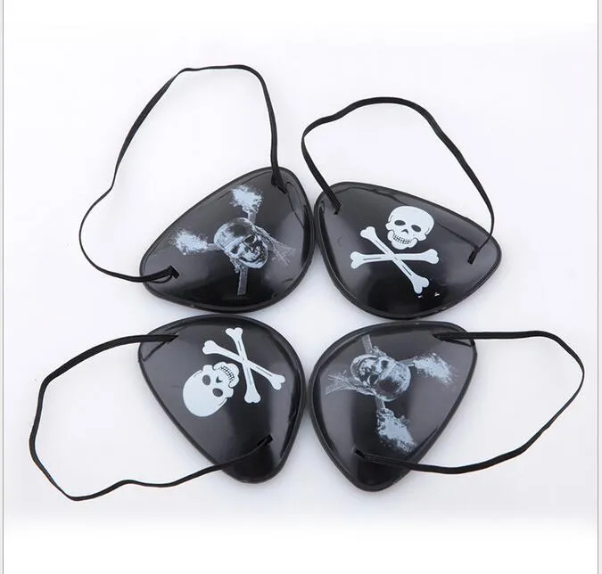 Feestmasker Cool Eye Patch Blindage accessoires piraat One-eye Pirate Eyepatch met flexibel touw voor Kerstmis Halloween Kostuum rekwisieten Kinderen decor Speelgoed