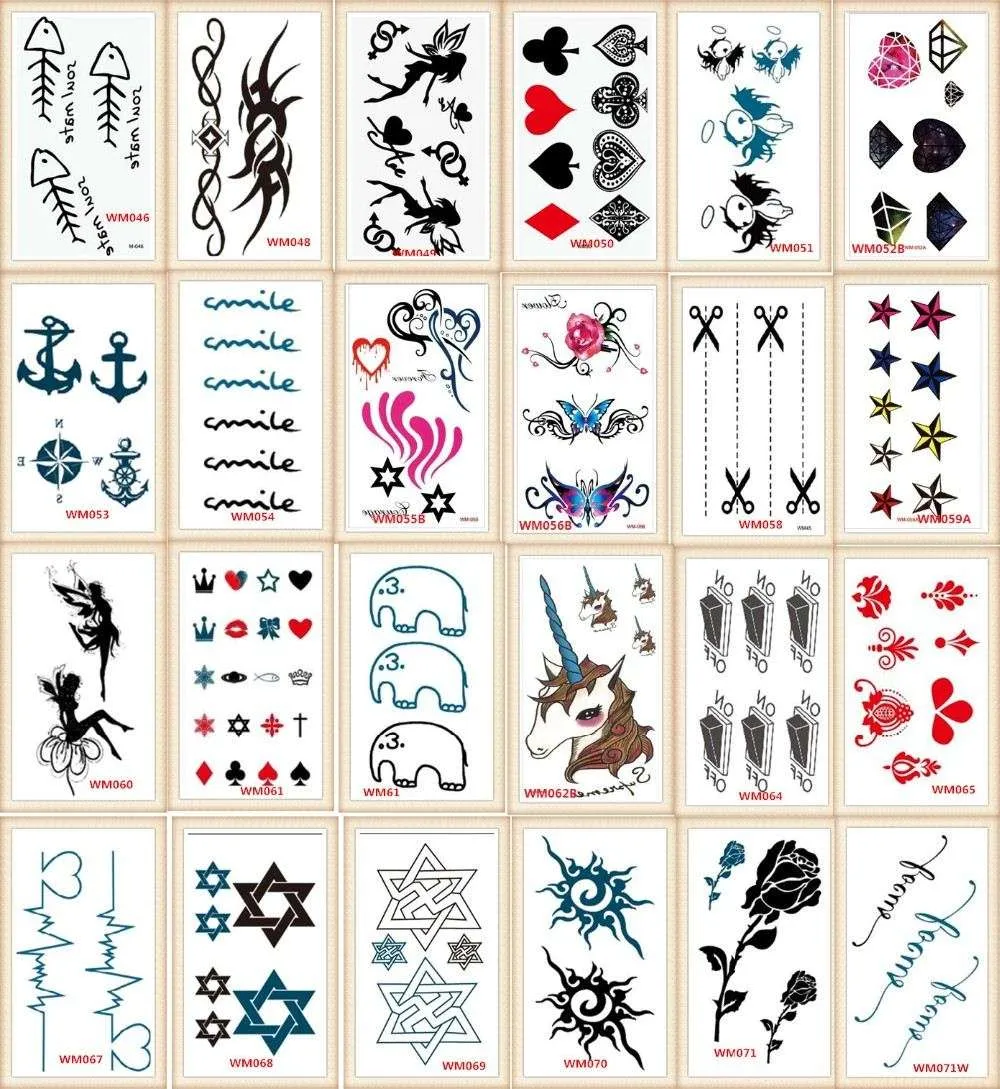 Body Art Waterproof Temporary Tattoos Paper For Men And Women Sex Simple 3d  Crown Design Small Tattoo Sticker Wholesale Hc1165 - Temporary Tattoos -  AliExpress