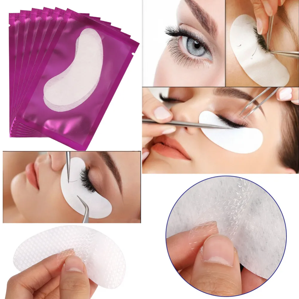 Sous les yeux Coussin pour les yeux en soie Hydrogel Bio Gel sans peluche Patchs pour les yeux pour peluche Extension de peluche Outils de maquillage DHL Free