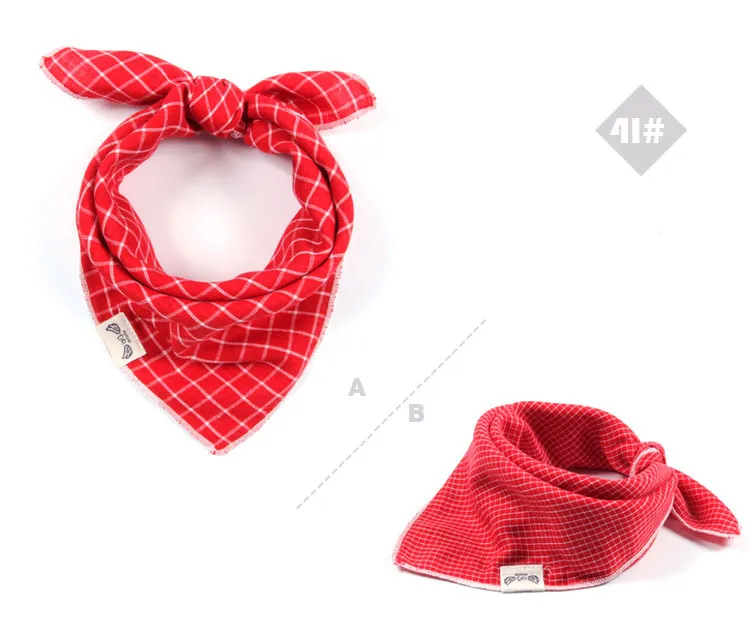 41 Style Nouveau Bébé Bandana Écharpe Bavoirs Coton Bébé Alimentation Triangle Clair Enfants Foulard Infantile Double fil Bavoirs Burp Tissu Plaid Bavoirs