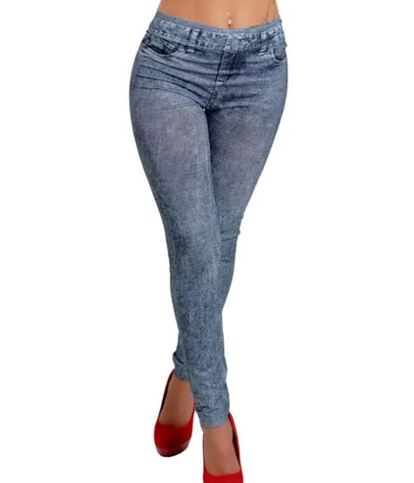 Mode Slim Jeans Legging Tattoo Gedruckt Dünne Hosen Sexy Frauen Baumwolle Plus Größe Stretchy Jeggings Hosen Bunte Bekleidung Drop Shipping