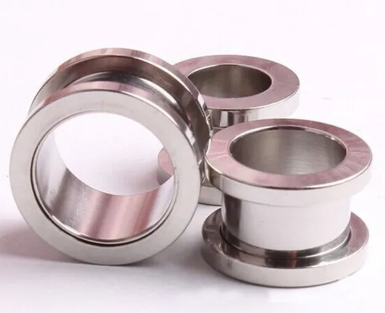 2G 2 gauge 6mm - 316L Surgical Steel Flesh Tunnels Ear Plugs Earrings