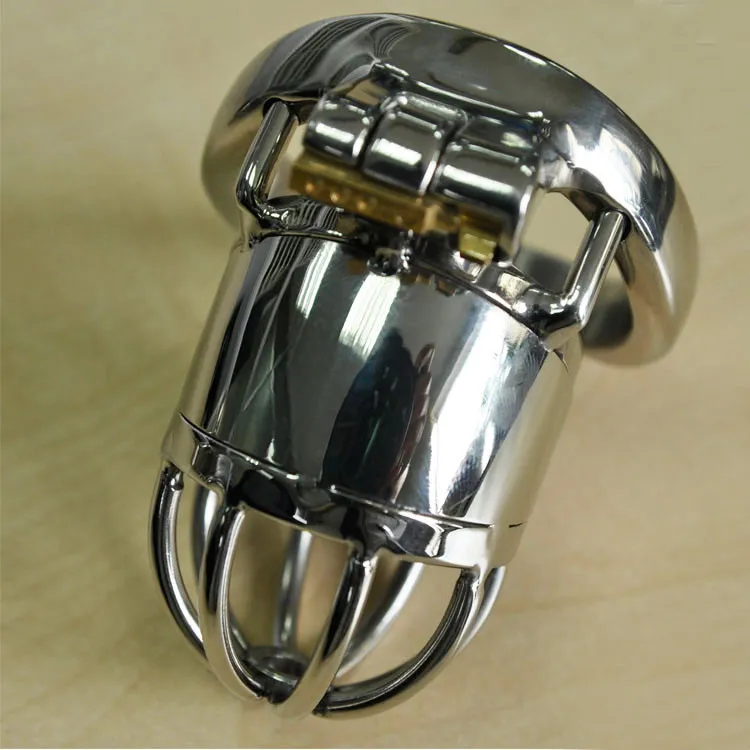 Newest Short Metal Cock Cage for Male Stainless Steel Super Small Chastity Device BDSM Sex Toys