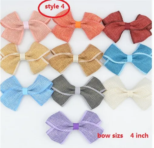 10 stili disponibili 60 pezzi / REGALO DI NATALE! Hair Bows Boutique Girls Baby Grosgrain Ribbon Alligator Clip Mix. Clip capelli bambini! Accessori capelli