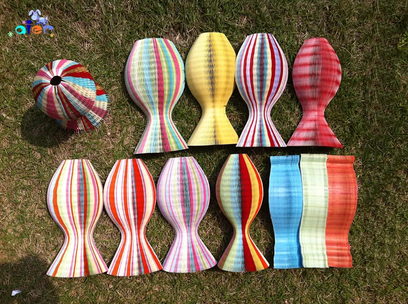 Summer fashion vase paper cap S shape and with the top wave shape variety of colors optional mixed color