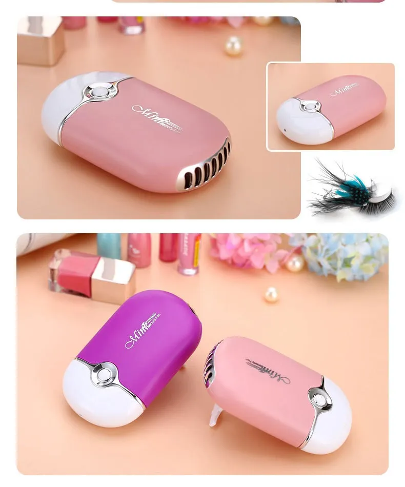 Mini portable hand held desk air conditioner humidification cooler cooling fan 100ps