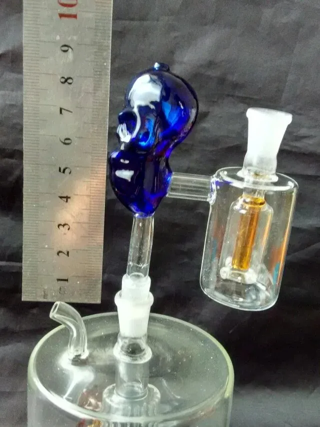 Color plug filter pot glass bongs accessories   , Glass Smoking Pipes colorful mini multi-colors Hand Pipes Best Spoon glas