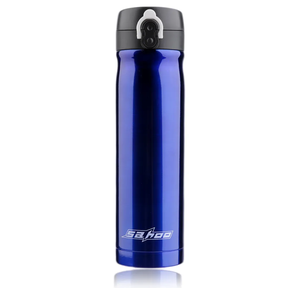 Bike Bicycle Cycling Water Bottle Cup Stainless Steel Vacuum Flask