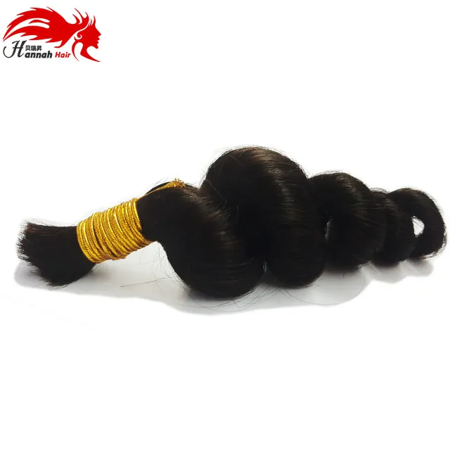 Brazilian Human Braiding Hair Bulk Loose Wave Virgin Hair 