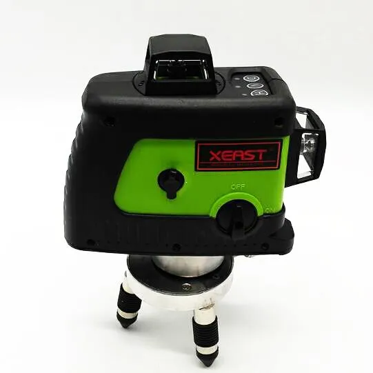 Freeshipping Professional Laser Level 360 12 Line Grön 3D Laser Level Självnivellerande Cross Line 3D Laser Level Green Beam