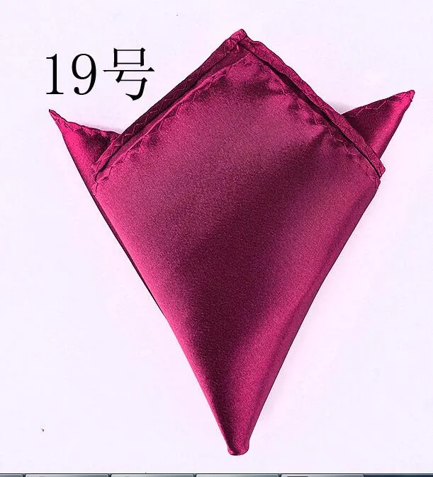 cravat for Men suits pocket towels solid color handkerchiefs small square wedding banquet tie 7401721