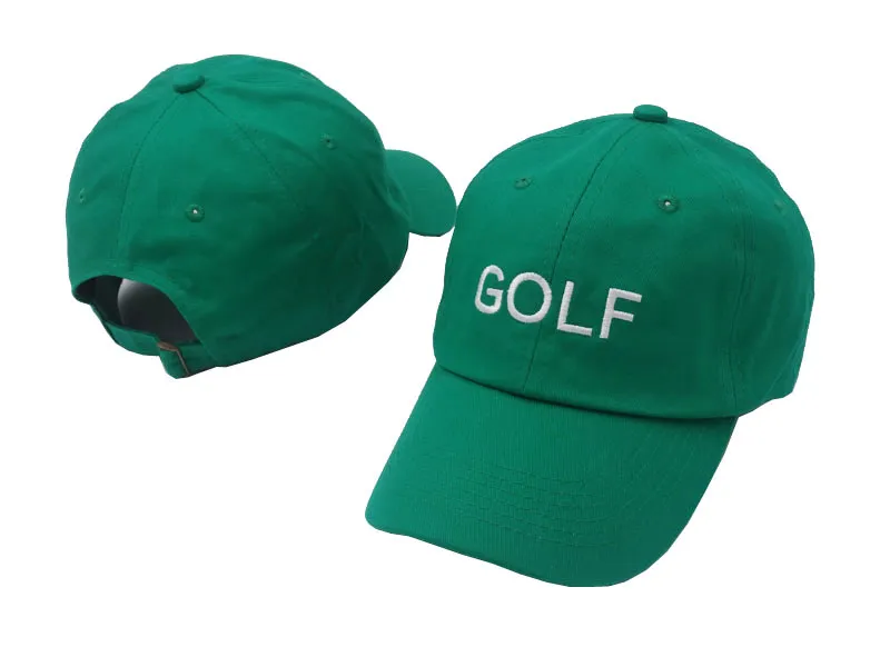 Cały Tyler The Creator Golf Hat Hafdery Snapback Caps Baseball Hat dla mężczyzn i kobiet Ajustable Dad Hat222t