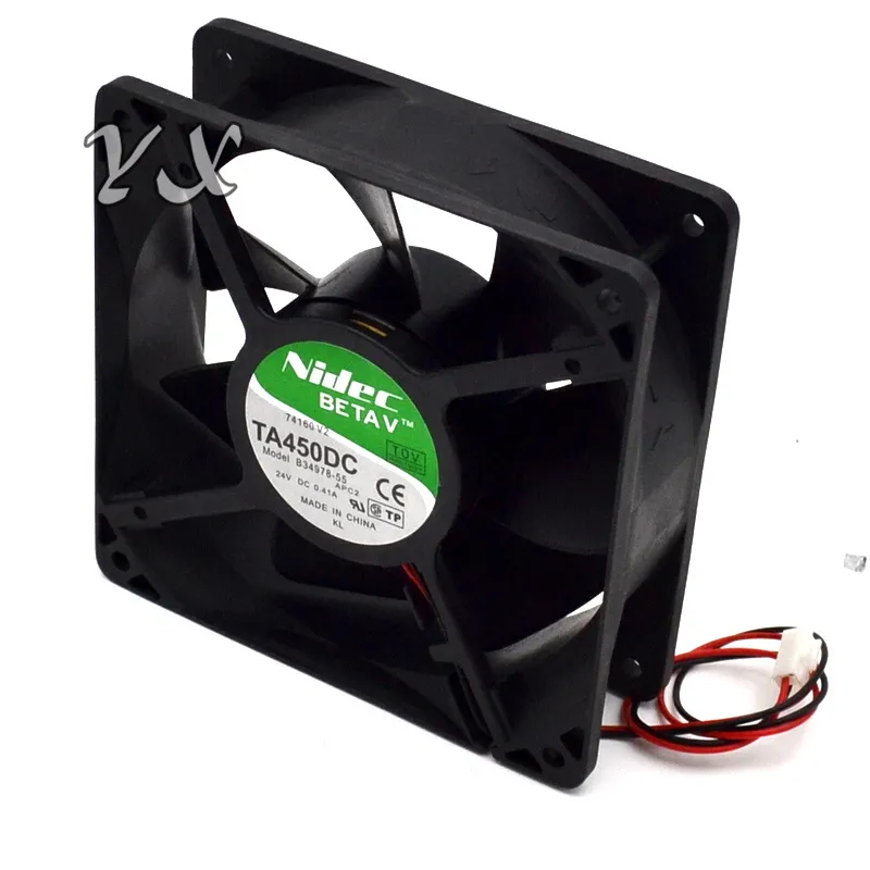 Original New 120*120*38mm TA450DC B34978-55 24V 0.41A 12cm 12038 windy Inverter fans for nidec