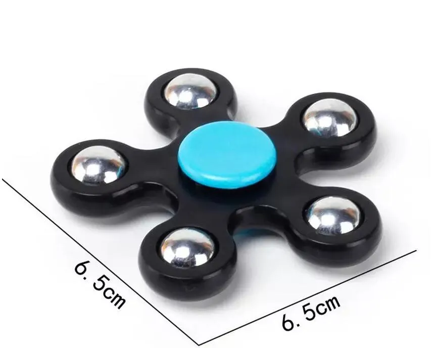 Gyro Finger Spinner Fidget Plastic EDC Hand For Autism/ADHD Anxiety Stress Relief Focus Toys Gift hand spinner 5 star tri spinner