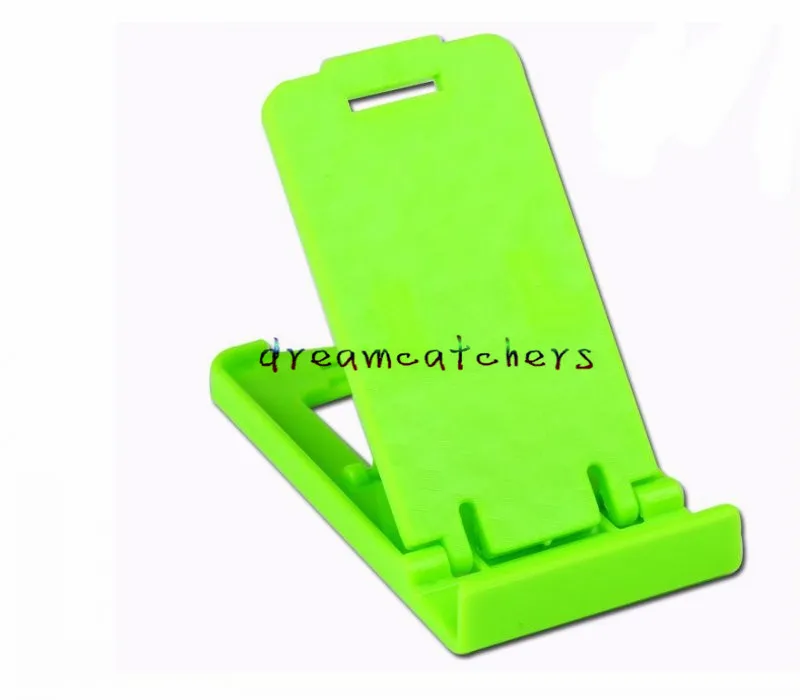 Supporto da tavolo universale pieghevole mini supporto da tavolo staffa regolabile in plastica portatile supporto montaggio pigro iPhone 7 Samsung HTC Cel3121108