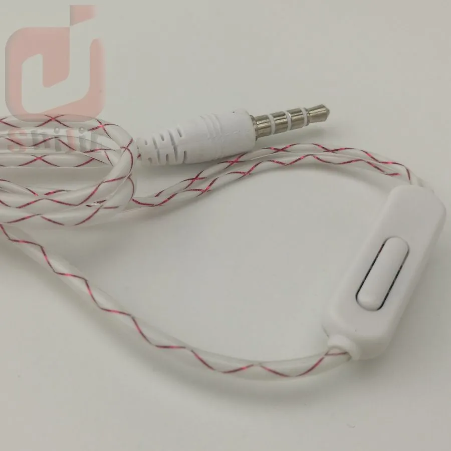 Fone de ouvido de fone de ouvido estéreo barato música fones de ouvido fones de ouvido com microfone para artigos de iPhone exibido no chão de calçada 1000ps / lote