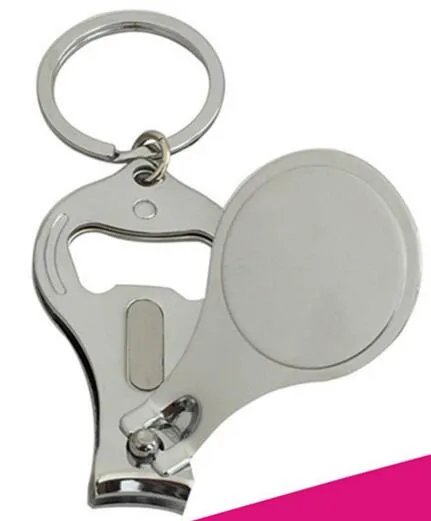 Personlig tjänst Anpassad Företag Gåva Promotional Gifts Wine Bottle Opener / Keychain / Nail Clippers Party Favor