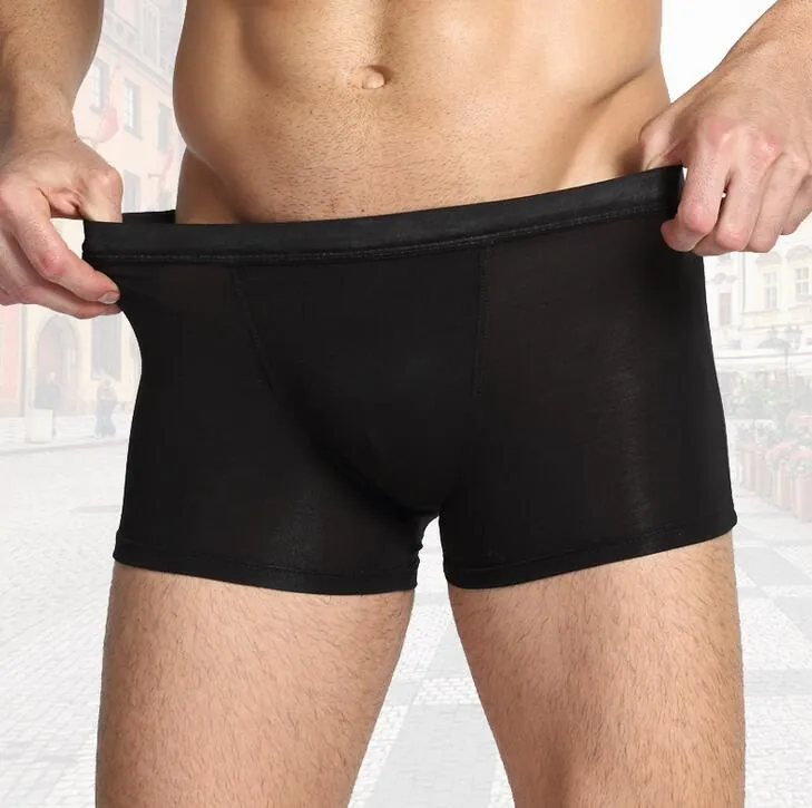 Good A++ Men's Underpants underwears flat angle bamboo fiber cotton four corners underwear MU046 for men Underpant