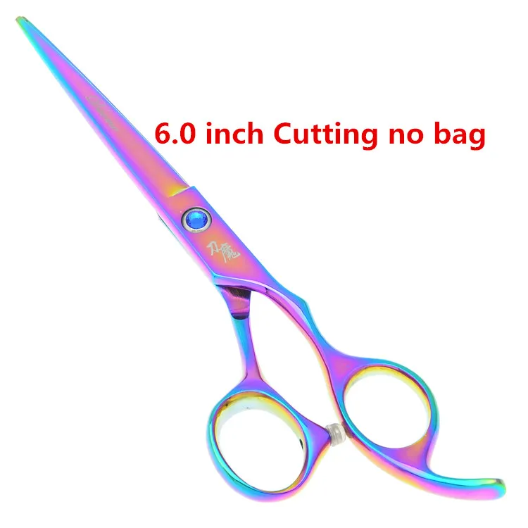 Rainbow Human Hair Hair Scissors Ulta Set For Barbers Daomo 5.5 Inch And 6.0 Inches Hairdressing