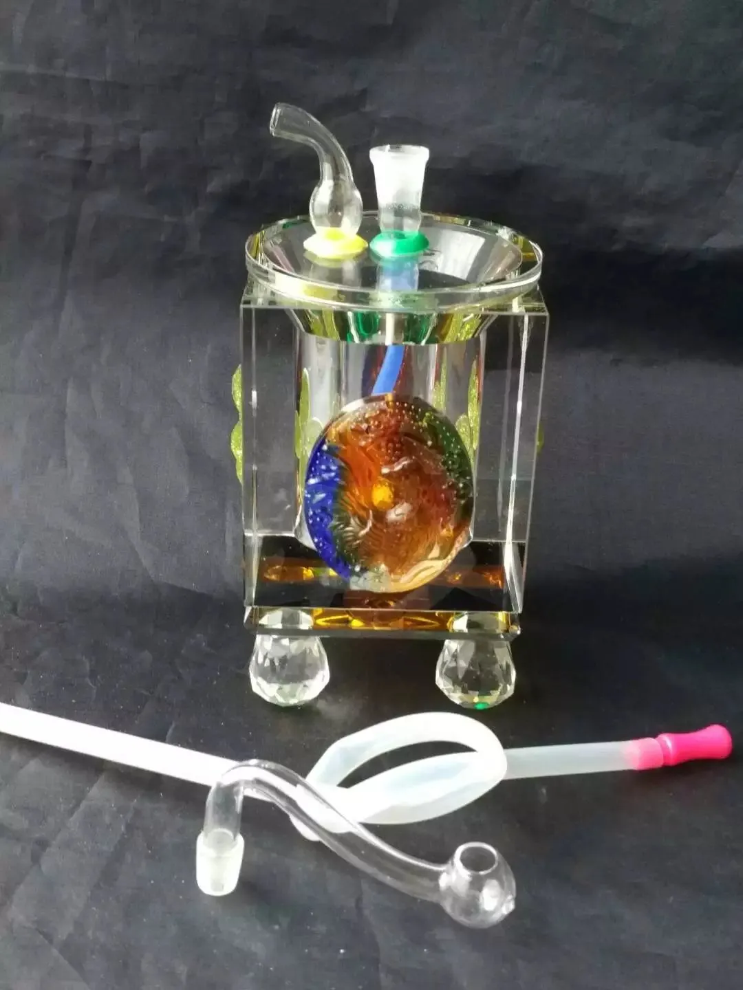 Colorful hoses , Wholesale Glass Bongs Accessories, Glass Hookah, Water Pipe Smoke 