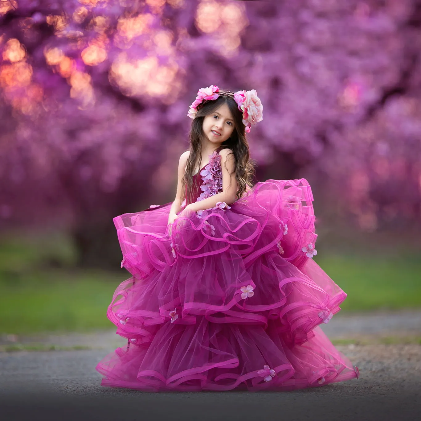 Vestido de sales fiesta para niña