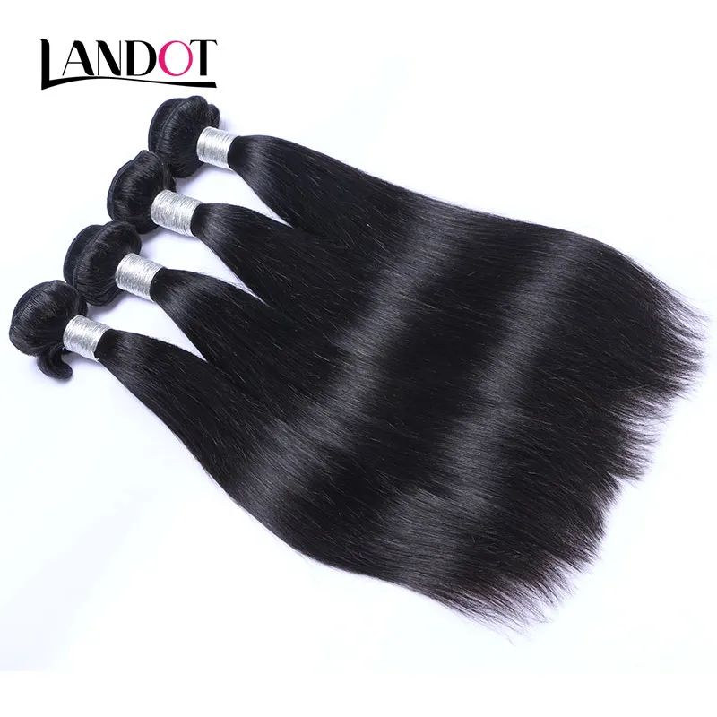 Cheap Malaysian Straight Virgin Hair Unprocessed Human Hair Weave Bundles Malaysian Straight Remy Extensions Landot Hair Products