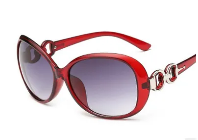 Occhiali da sole di guida Occhiali da sole di lusso da donna di lusso bianco rosso nero Occhiali da sole da donna Eyewear Occhiali da sole di spedizione all'ingrosso