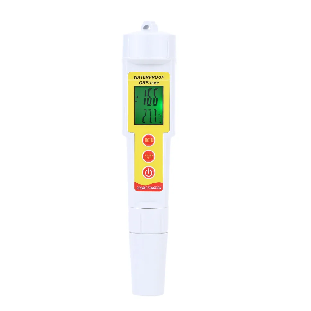 Freeshipping Pen-Type ORP / TEMP Meter с подсветкой Дисплей Анализатор качества питьевой воды Портативный анализатор окисления оксида
