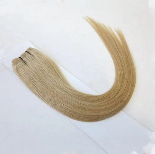 Hotsale 2017 sex blond włosy wątek, 100g prosta fala # 613 # 22 # 60 # 20 # 24 Brazylijski Indian Malezyjski Peruwiański Remy Hair Extensions