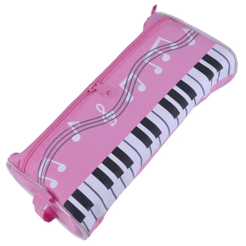 Lápis Caixa Lápis Bolsa de piano -teclado BACO PEN CASE Oxford Caso de pano zíper Bolsa de lápis armazenamento7684087