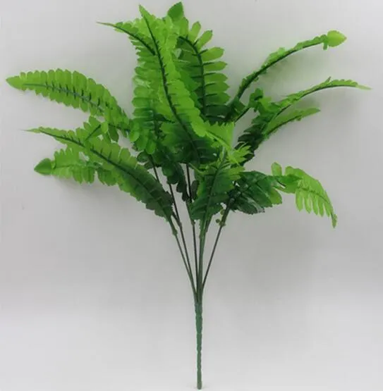 البلاستيك الاصطناعي النبات سرخس زهرة مزيفة الزفاف ترتيب زهرة المنزل الديكور G598