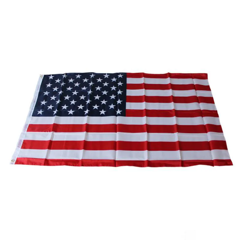 American USA US Flags Blue Line 90x150cm 3 By 5 Foot Thin Red Line Black White And Blue With Brass Grommets