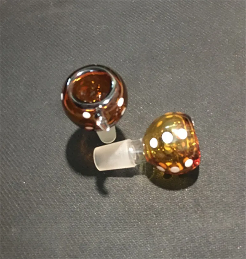 Handmade Palenie Dogo 14mm 18mm Mężczyzna Kobieta Joint Glass Bowl Do Palenia Pipe Bubbler i Catch Catcher Glass Paznokcie