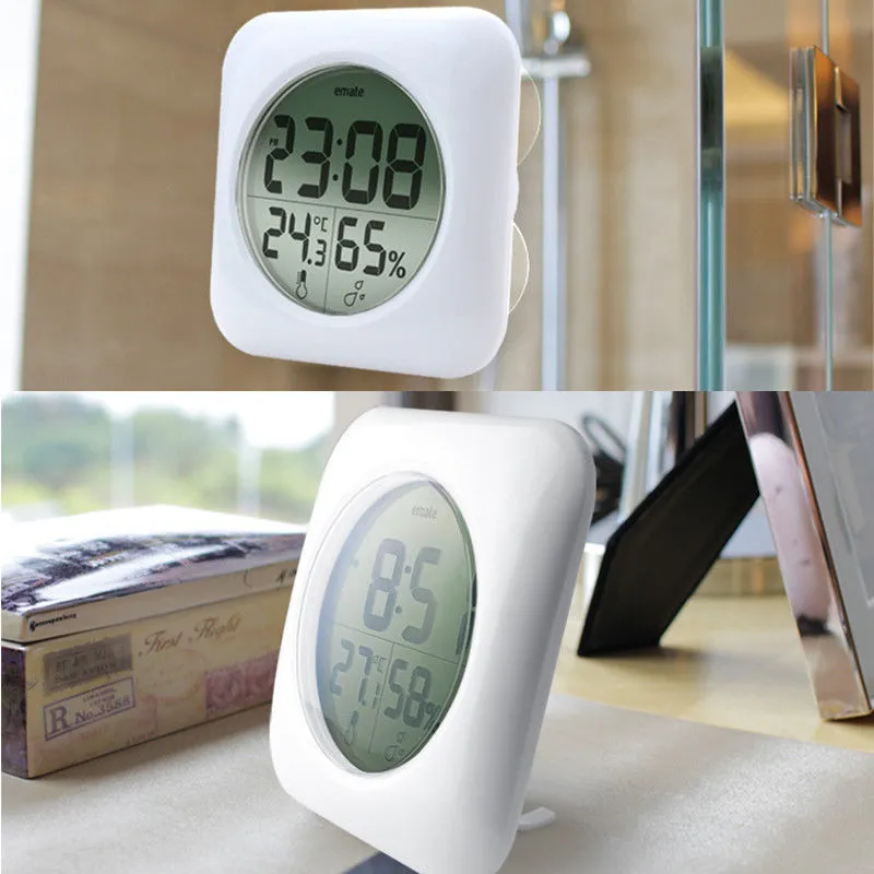 Relojes De Pared Baño Ventosa Reloj Ducha Impermeable Colgante Agujero  Operado Silencioso Digital De 13,11 €