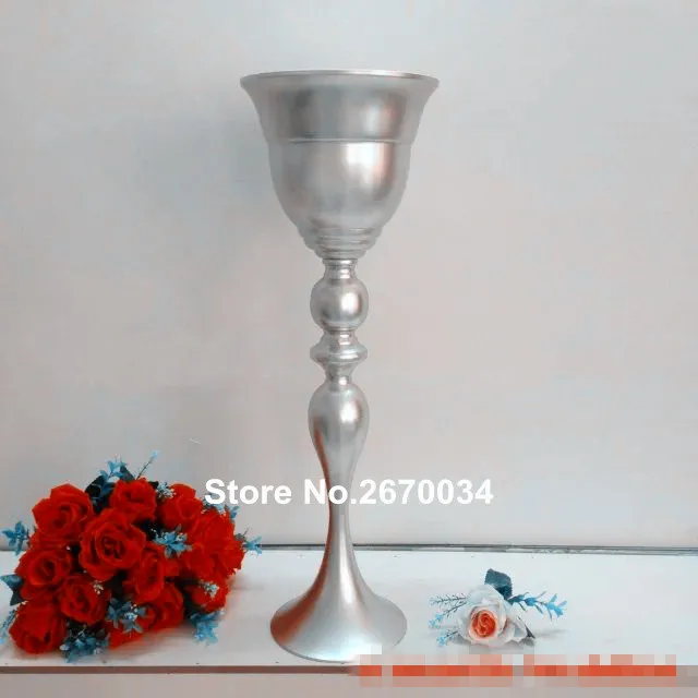 ruban ou fer doré Trompette réversible grand mental vases pour centres de mariage