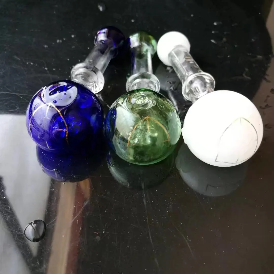 Couleur flocons de neige morceaux de tabac en verre bongs accessoires Pipe colorée fumer tuyaux en verre courbé tuyaux de brûleur à mazout conduites d'eau Dab Rig G