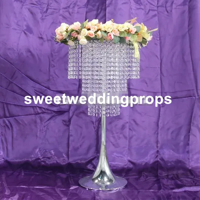 Ny stil Bröllop CenterPiecesWedding 111 Walk Way Crystal Stand Tree Artificial Wedding Tree