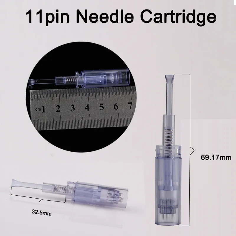 Dermapen Microneedle tips 11 바늘 Noven-XL 카트리지는 Dermapen 2, Goldpen, Dermic에 적합합니다.