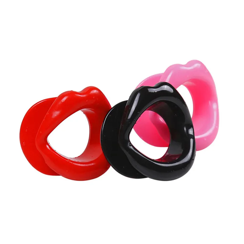 Sexy Lips Rubber Mouth Gag Open Fixation Mouth Stuffed Oral Toys For Women Adult Games Bdsm Bondage Sex Products Toys