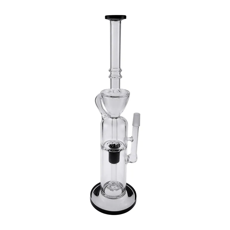 Glass bong bubbler water pipes oil rigs water pipes bongs percolator bubbler for smoking use with 14mm male joint (ES-GB-135)