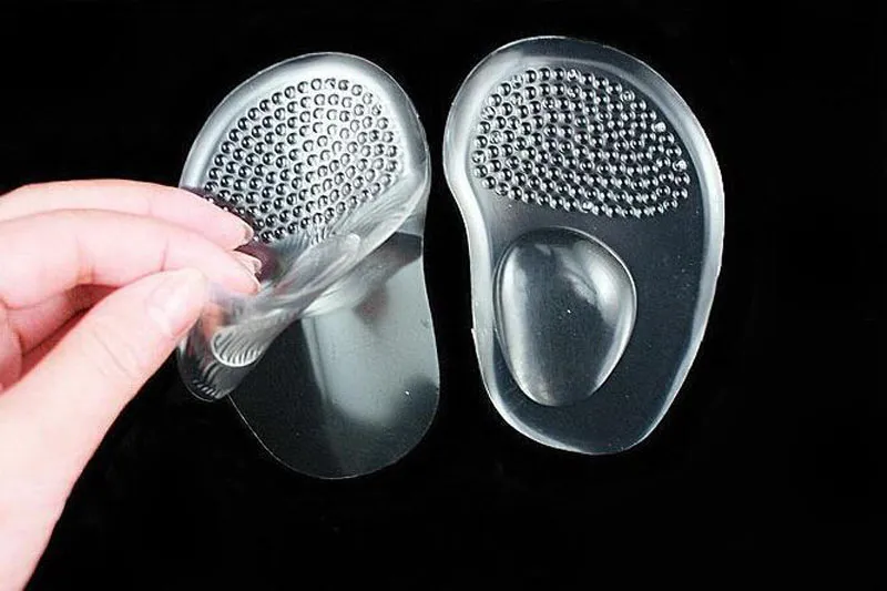 Silica Gel Ball Forefoot Silicone Shoe Pad Insoles Women's High Heel Cushion Meatarsal Support Feet Palm Care Pads Shoe Accessories ZA1606