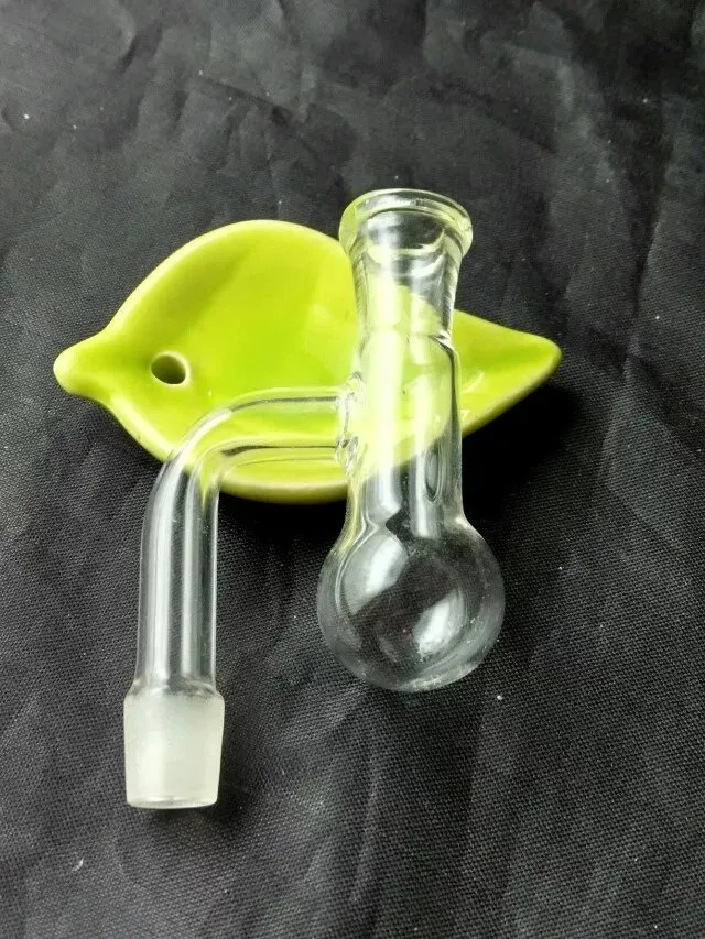 Adattatore slot bit, tubi dell'acqua bong in vetro narghilè due funzioni bong in vetro piattaforme petrolifere