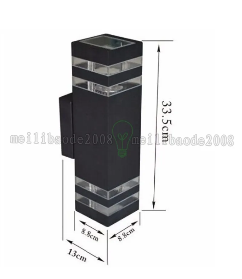 현대 야외 벽 조명 야외 벽 램프 AC85-265V LED 현관 조명 알루미늄 방수 램프 조명 정원 빛 Myy