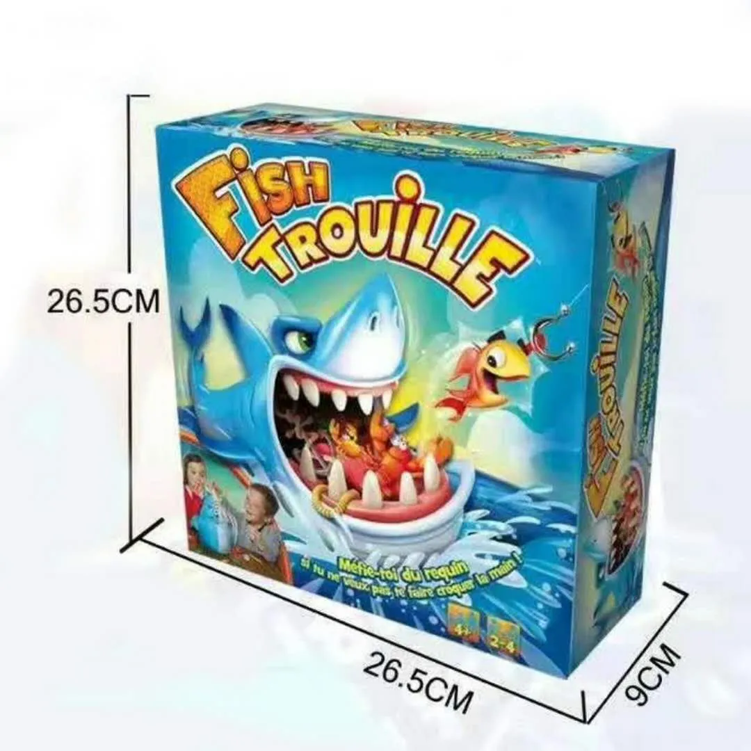 hotting продажа рыба Trouille большой акула рот укус палец игра шалость забавный новинка кляп Рыбалка игрушка для детей