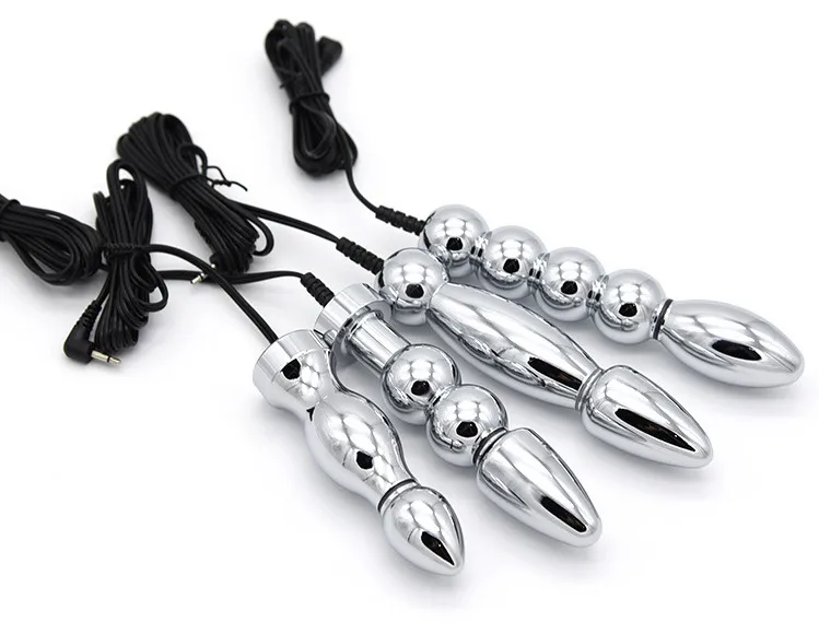 Bdsm Médical Thème Jouets Accessoires Choc Électrique Butt Plug Anal Plug Électro Choc Vagin Stimulation Massage Sex Toys Pour Men8000994